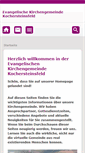 Mobile Screenshot of kochersteinsfeld-evangelisch.de